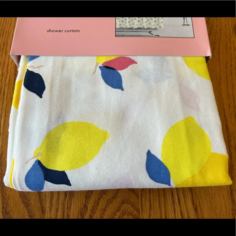 NWT Kate Spade Lemon Zest Shower Curtain